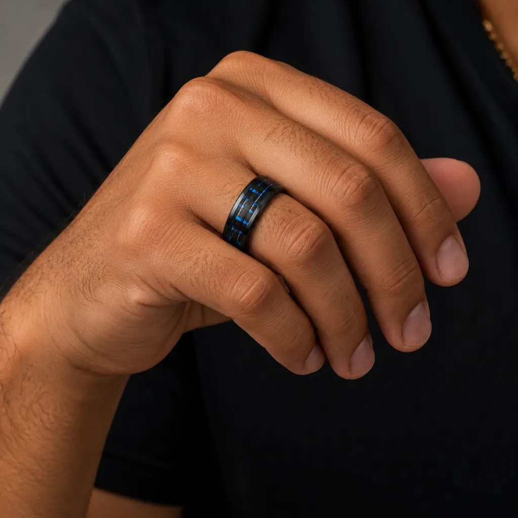 black-ceramic-ring-with-blue-carbon-fiber-inlay-on-hand.webp