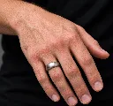 brushed-finish-domed-tungsten-carbide-ring-8mm-on-hand-mens.webp
